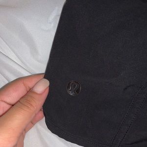 Black Lululemon Tracker Shorts